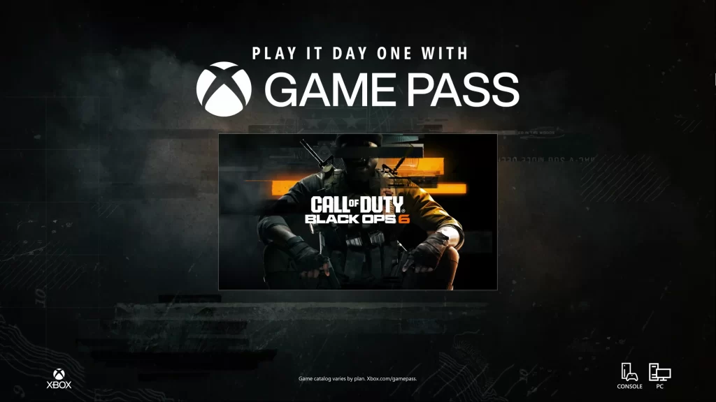 Call of Duty: Black Ops 6 estará disponible en Xbox Game Pass desde su debut