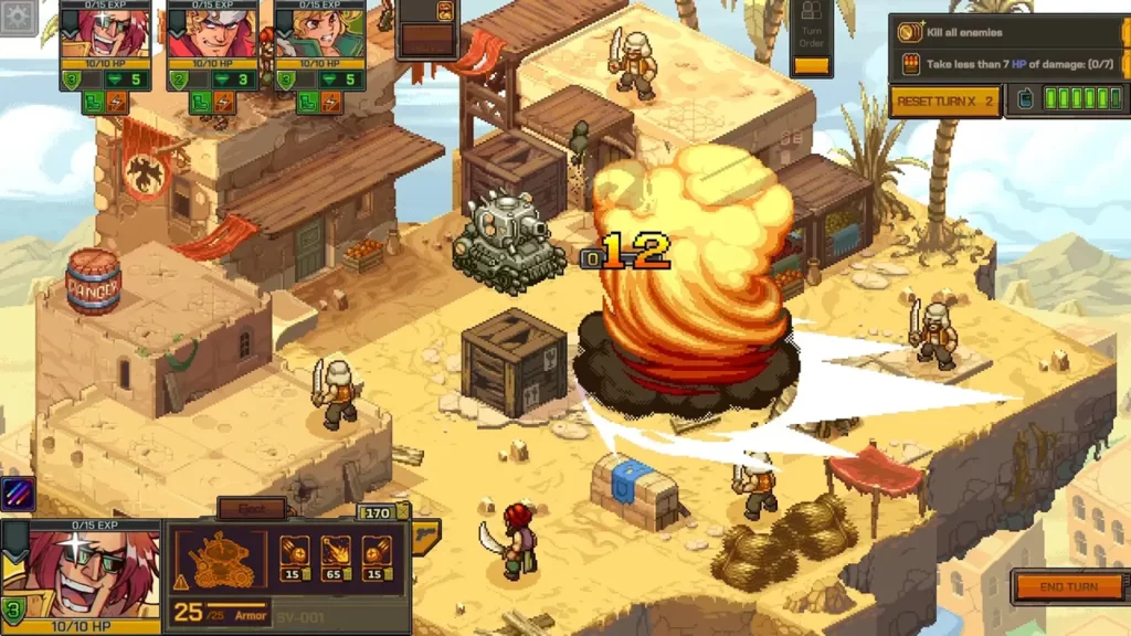 Metal Slug Tactics llegará en noviembre con un nuevo enfoque RPG táctico