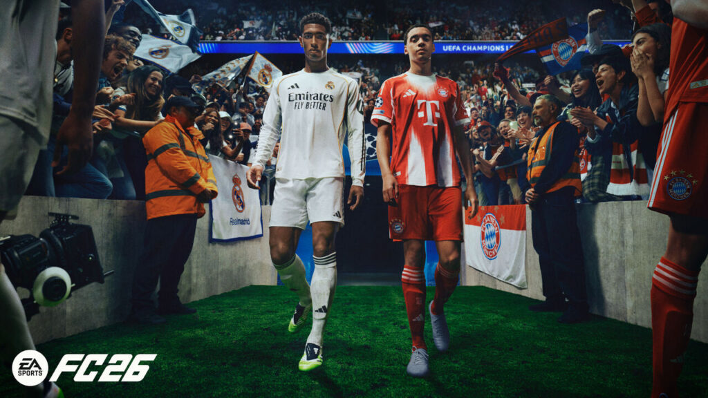 EA SPORTS FC 26 redobla la apuesta: Bellingham y Musiala son las nuevas caras de un juego moldeado por la comunidad