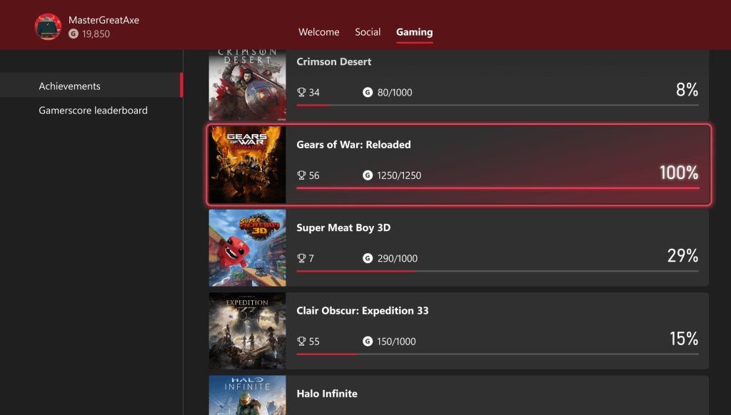Xbox renueva su sistema de logros con mejoras visuales y nuevas funciones Xbox renueva su sistema de logros con mejoras visuales y nuevas funciones